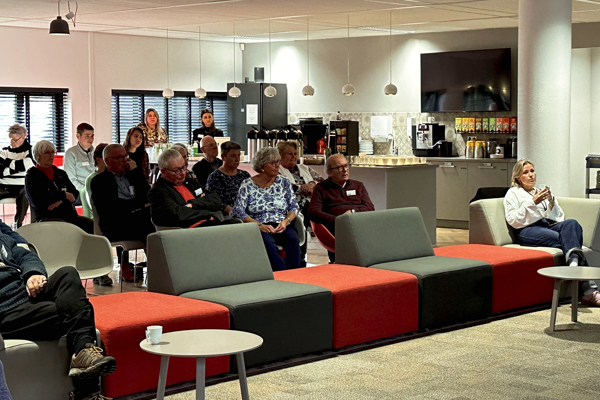 Bewoners bij de bewonerscommissiedag 2025